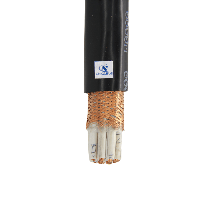 Braided copper mesh shielding